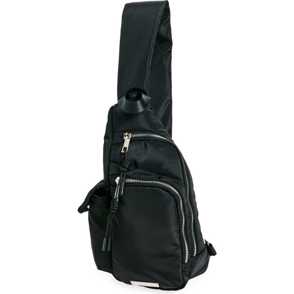 Madden Girl BLACK Sling Shoulder Bag. Preowned.